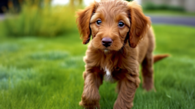 Cute Mini Irish Doodle Pup