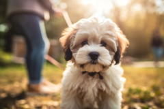 Shih Poo Being Cute