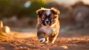 Cute Shih Pom Pup