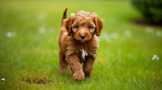Cute Mini Irish Doodle Pup