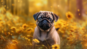 Cute Pug Pup