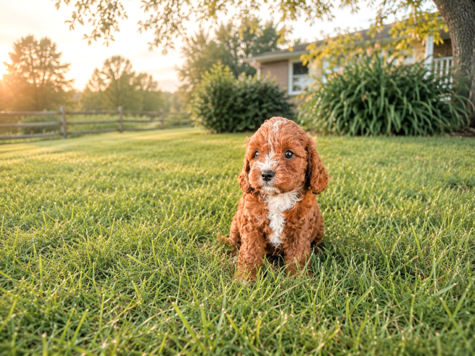 Cute Cavapoo Poodle Mix Pup