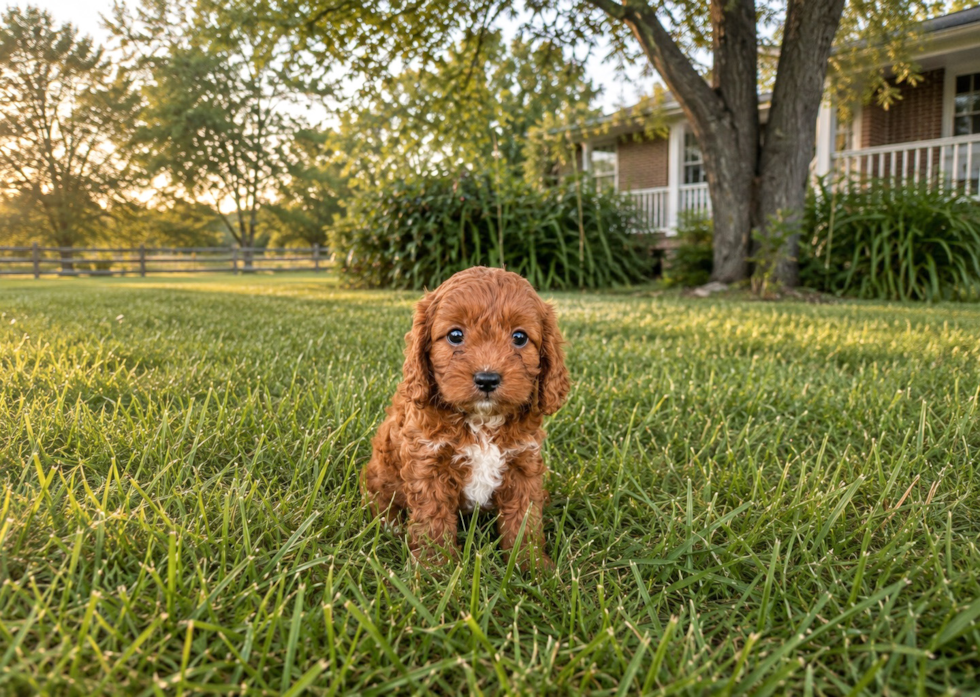 Cute Cavapoodle Poodle Mix Puppy