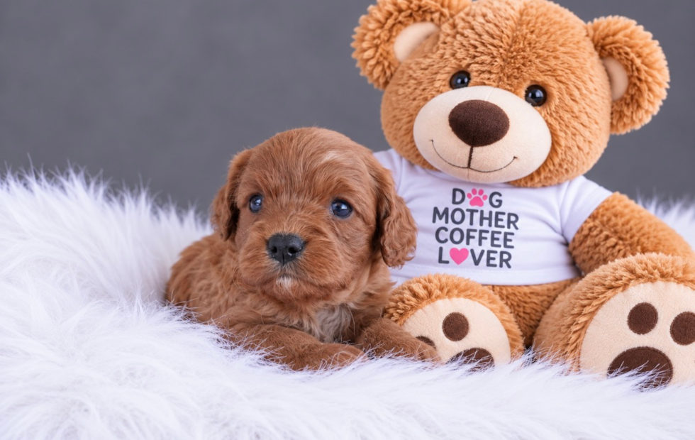 Cute Cavalier King Charles Spaniel and Poodle Mix Poodle Mix Puppy